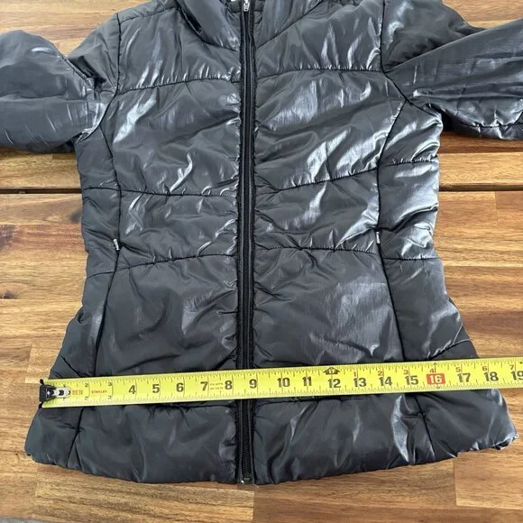 Patagonia Women Lidia Insulated Puffer Quilted Jacket Hooded Black Small Outdoor - Picture 13 of 16